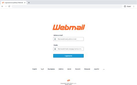 webmail poczta.